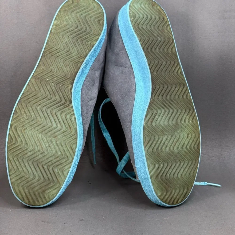 Adidas X Laver Vin Okini 'Metallic Grey Dusk Aqua' sneaker shoes men’s 12.5